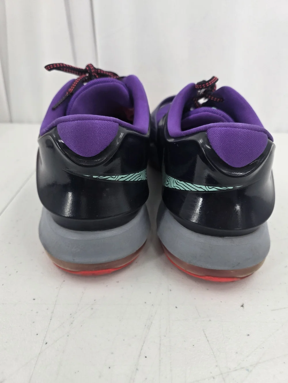 Nike KD 7 Lightning 534 Mens Size 13 Shoes Purple Basketball Sneakers 653996-535